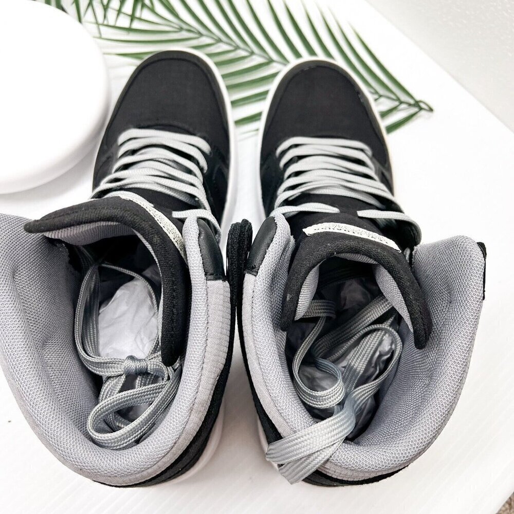 Levi's BB Hi Men's Black/Gray Round Toe Lace Up High-Top Sneakers Size 12M NWB - Picture 9 of 14